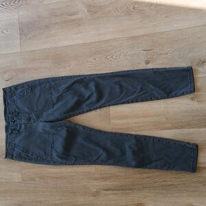 CAbi Charcoal Corduroy Ankle Jeans Size 6 Skinny